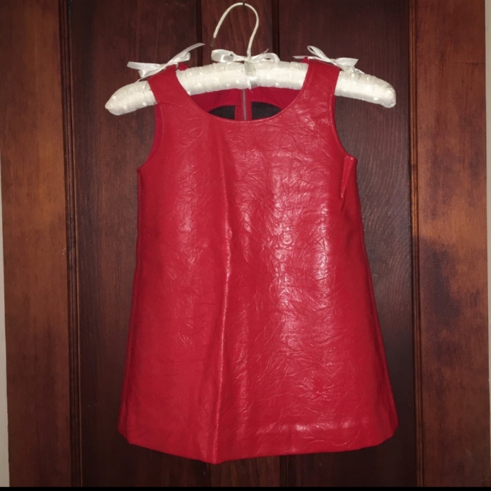 Vintage Girls Toddler Red Jumper 70’s ♥️